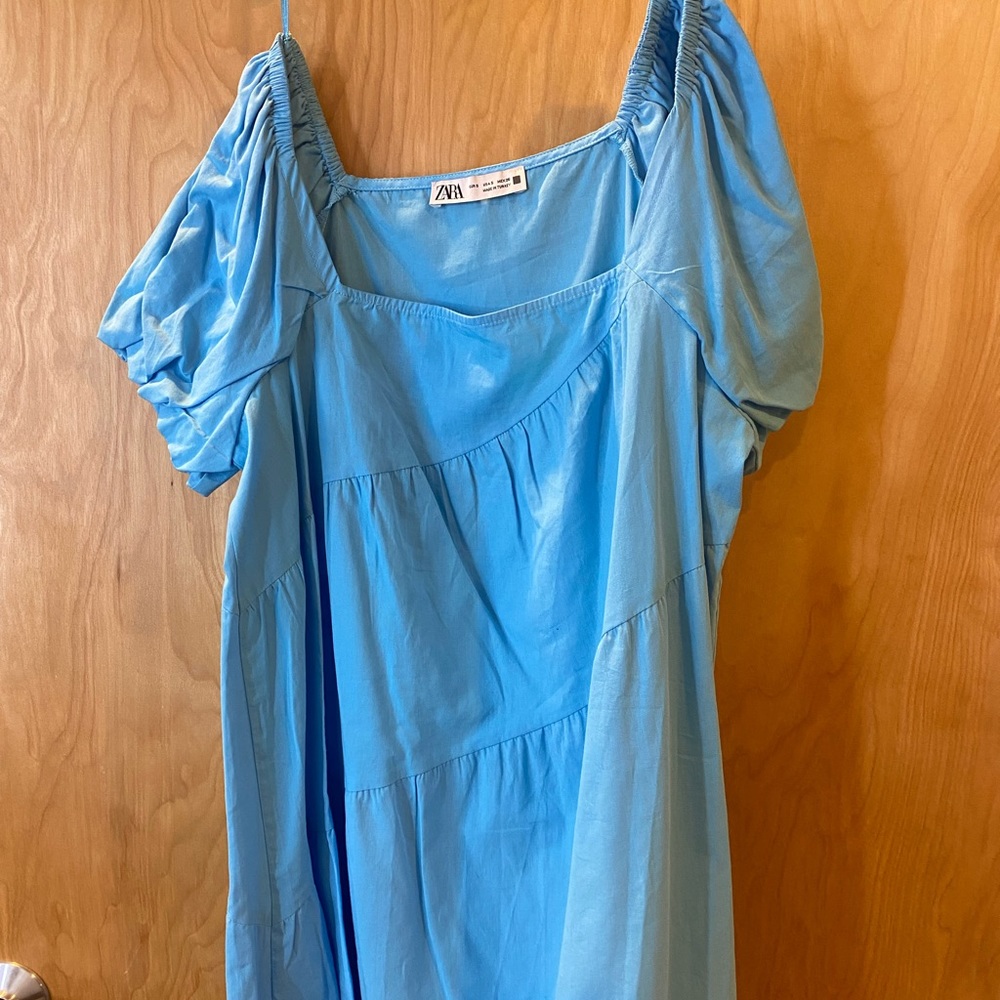 Zara blue dress